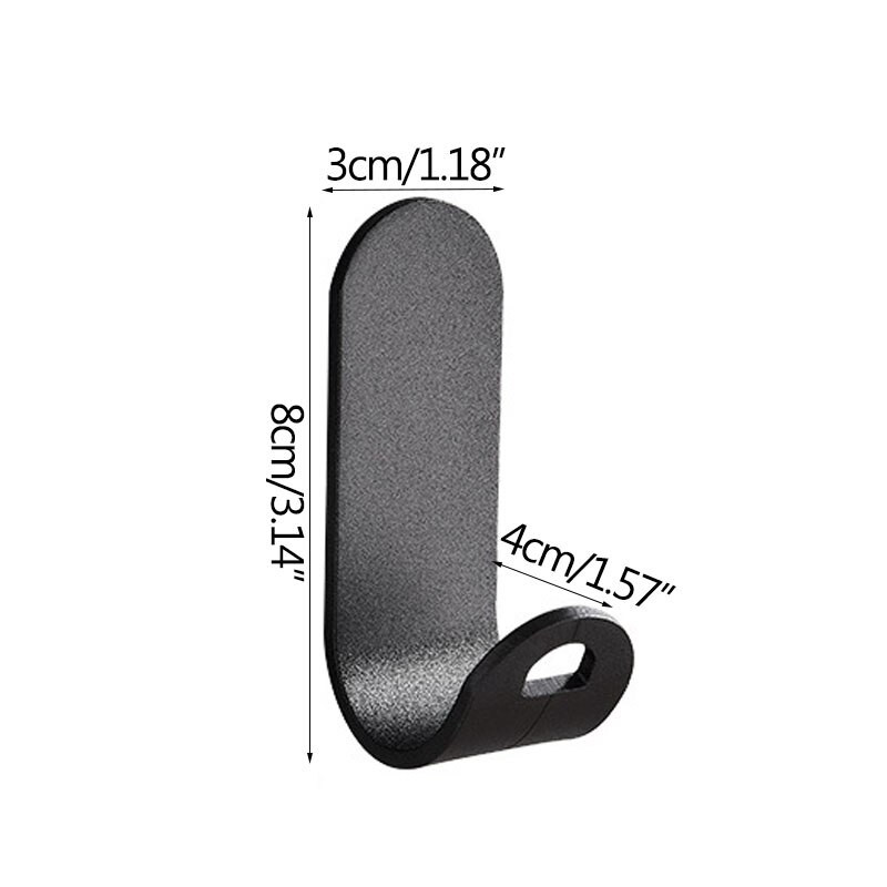 Nordijska dekoracija Kuka u boji Držač ključeva Kućni dekor Organizator Polica za pohranu Kupaonske police Svemirske aluminijske zidne kuke