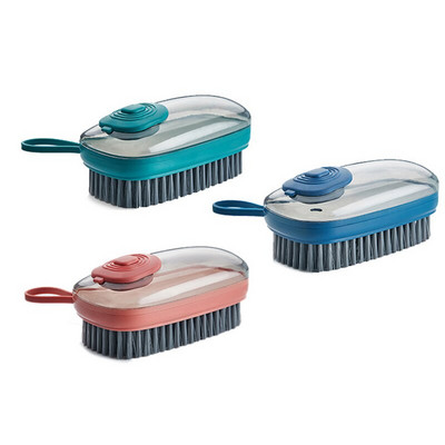 Μαλακή βούρτσα πλυσίματος κατσαρόλας κουζίνας Βούρτσα πλυσίματος πιάτων Βούρτσα πλυντηρίου αυτόματη προσθήκη υγρού Βούρτσα καθαρισμού παπουτσιών