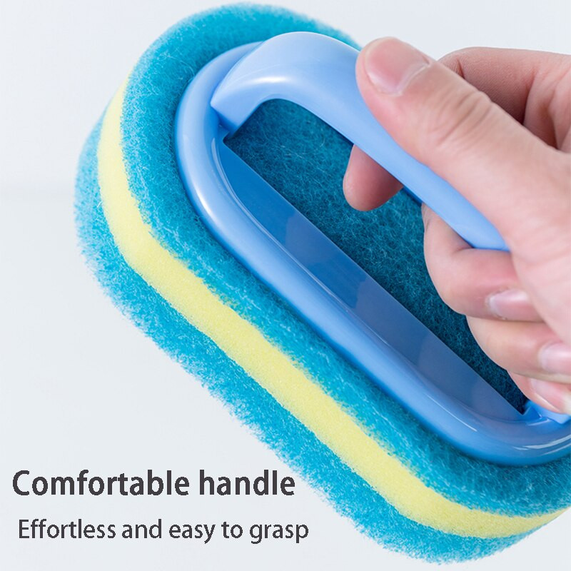 Λαβή σφουγγάρι Βούρτσα Κουζίνα Βούρτσα Κατσαρόλα Μπάνιο Σφουγγάρι Καθαρισμού Τουαλέτας Γυαλί Κεραμικό Καθαρισμός Τοίχων Εργαλεία Καθαρισμού Μπανιέρας