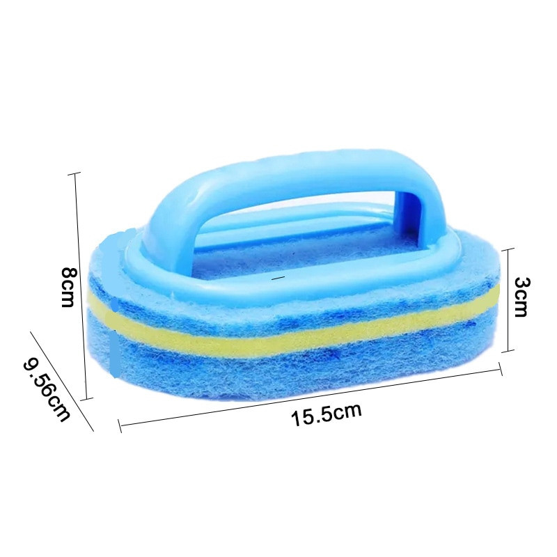 Λαβή σφουγγάρι Βούρτσα Κουζίνα Βούρτσα Κατσαρόλα Μπάνιο Σφουγγάρι Καθαρισμού Τουαλέτας Γυαλί Κεραμικό Καθαρισμός Τοίχων Εργαλεία Καθαρισμού Μπανιέρας