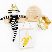 Palgikonks naturaalsest puidust seinariide konks Müts riidekott hoiuriiul Võtmehoidja Korralduskonks riputuskonksu jaoks