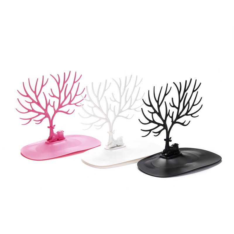 Elnio kūrybingi karoliai papuošalai vitrinos rėmelis ragų kabyklos kabantys apyrankės auskarai priėmimo raktų laikiklis sieninės lentynos Cocina