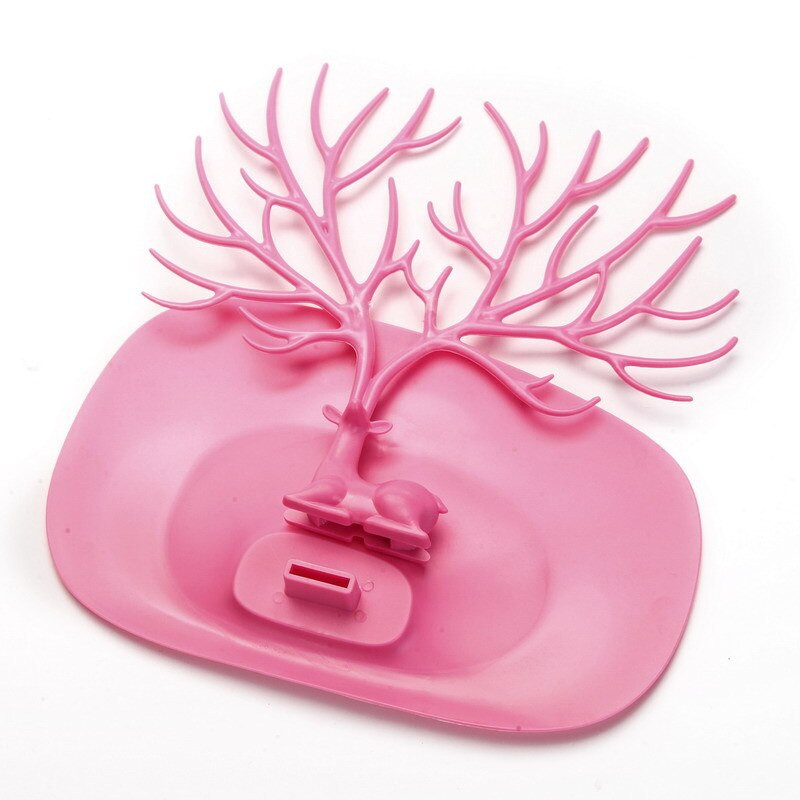 Elnio kūrybingi karoliai papuošalai vitrinos rėmelis ragų kabyklos kabantys apyrankės auskarai priėmimo raktų laikiklis sieninės lentynos Cocina