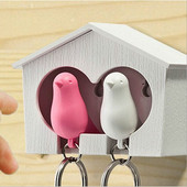 1 rinkinys Švilpimo raktų pakabukas Raktas kabliukas Kabliukas įsimylėjėlių laikymui Raktų laikiklis namų šeimininkės Valentino dienos gimtadienio dovana LW0286