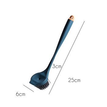 Nordic PBT ABS Четка за почистване на дръжка Инструмент за миене на съдове Четка за прах Почистващ препарат Домакински кухненски аксесоари за купа Чиния Гърне Тиган
