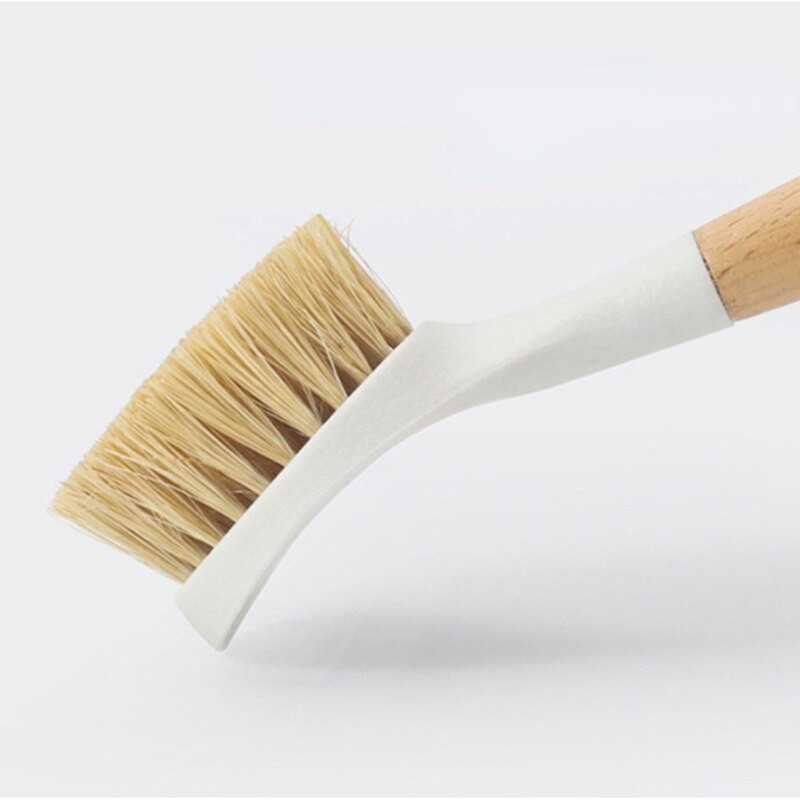 Ξύλινη μακρά λαβή για τηγάνι Βούρτσα Πιάτων Μπολ Πλύσιμο Βούρτσα Καθαρισμού Πρακτικά Κρεμαστά Αντικολλητικά Εργαλεία Καθαρισμού Λάδι κουζίνας