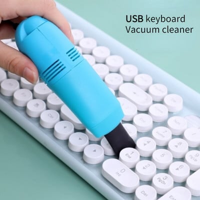 1 τεμ. USB Mini Ηλεκτρική σκούπα πληκτρολογίου Apple Computer Cleaning Dusting Brush Household Cleaning Gadget