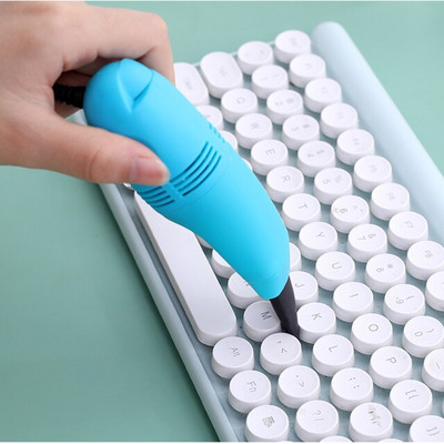 1 τεμ. USB Mini Ηλεκτρική σκούπα πληκτρολογίου Apple Computer Cleaning Dusting Brush Household Cleaning Gadget