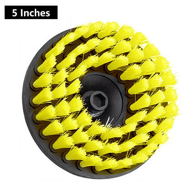 2/3,5/4/5 ιντσών Βούρτσα καθαρισμού αυτοκινήτου Ηλεκτρικές βούρτσες τρυπανιού Εργαλεία προσάρτημα Σετ Power Scrubber Brush Kit with Extender