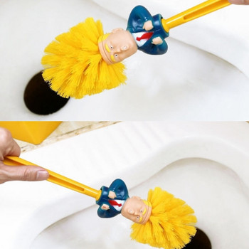 Президентът на САЩ Тръмп Байдън Четка за тоалетна Смешна гега Подарък Четка за тоалетна с твърд косъм Подаръци за приятели Домакински почистващи уреди