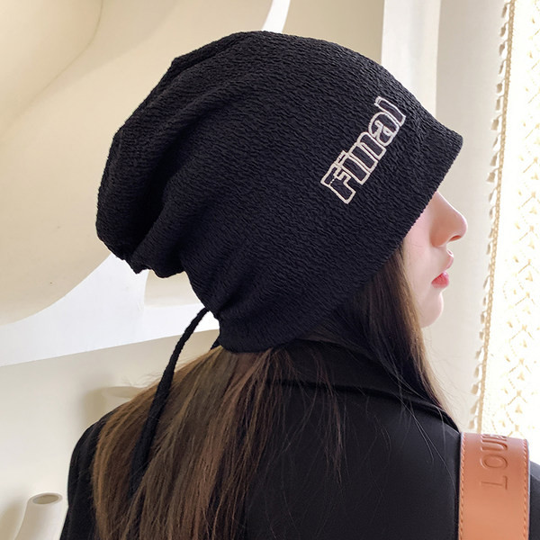 Casual καπέλο με γράμματα και κορδόνια