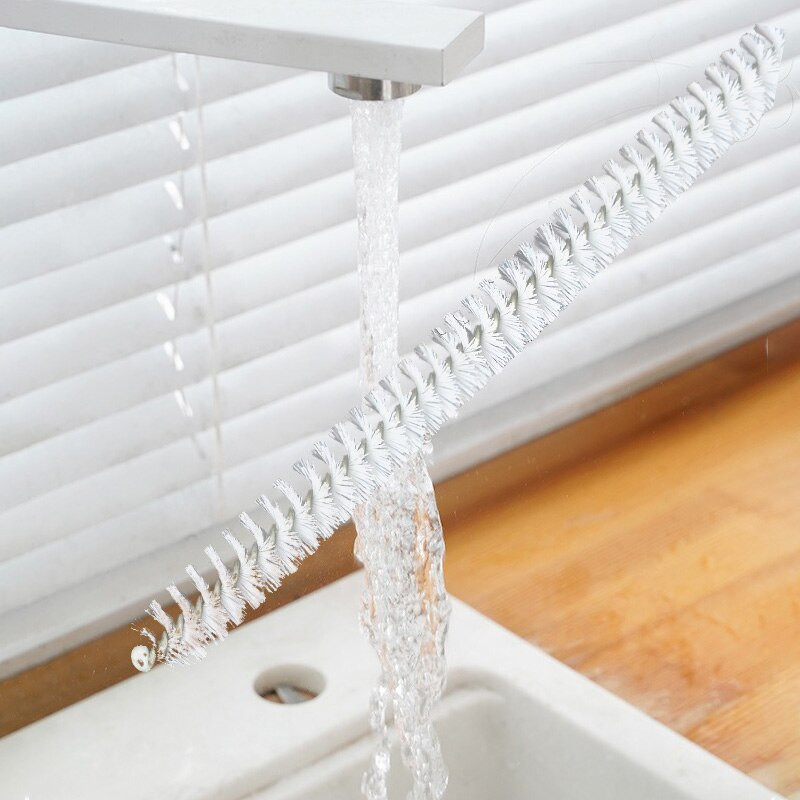 64 cm vamzdžių gilinimo šepetys Vonios plaukų kanalizacijos kriauklė Lankstomas valymo šepetys Vonios kambario virtuvės priedai kanalizacijos kamščių valiklis