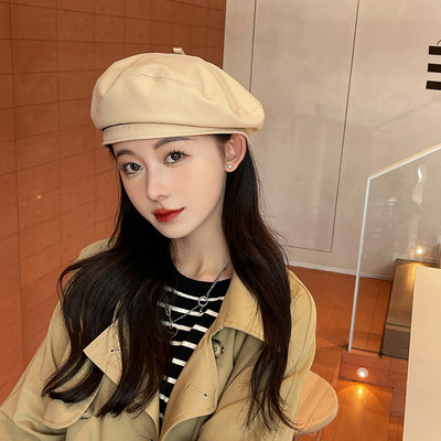 Pălărie casual de damă cu beretă potrivită pentru iarnă