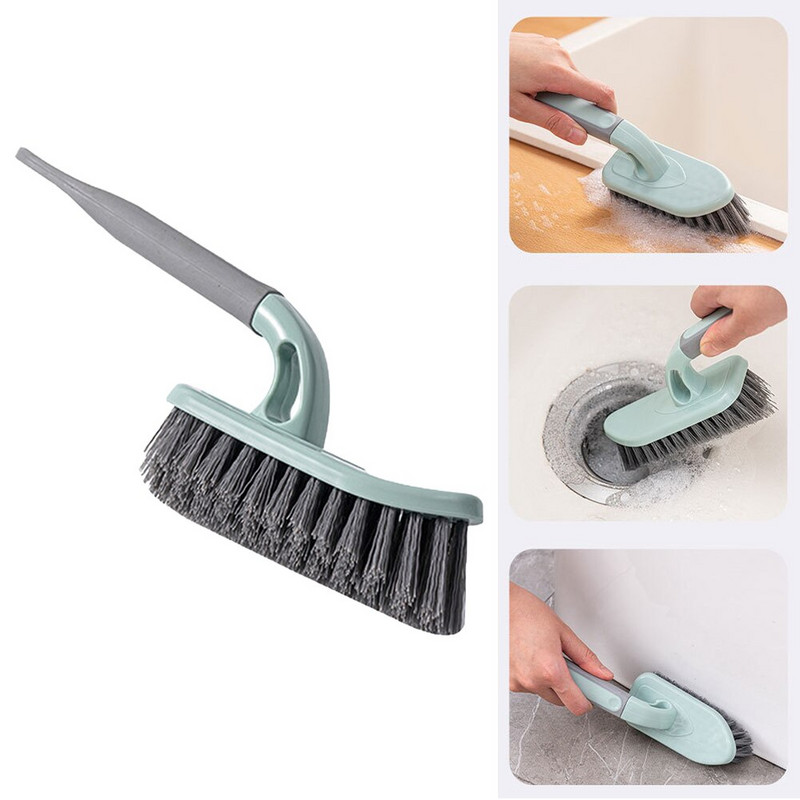 Απομάκρυνση βρωμιάς τοίχου πολλαπλών χρήσεων οικιακό πλυντήριο ντους Κεραμικό πλακίδιο με μακριά λαβή τρίχες δαπέδου βούρτσα καθαρισμού μπάνιο τουαλέτα γκαράζ