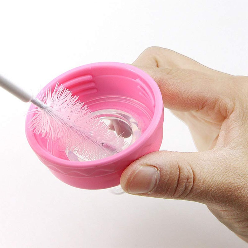 WALFOS 7 τεμ./4 τεμ. Βούρτσα καθαρισμού φιαλών τροφοδοσίας Σετ καθαρισμού βούρτσας σφουγγαριού βούρτσα θηλής βούρτσα άχυρο