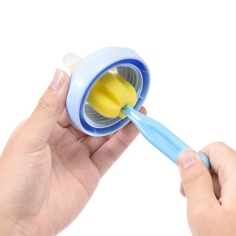 5tk/partii pudelihari 360 kraadi pöörlev beebilutt, nibude puhastusharjade komplekt käeshoitav pehme peaga toidukvaliteediga kastmine