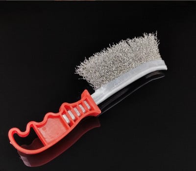 Čistiace kefy na oceľový drôtený gril Drôtená kefa z nehrdzavejúcej ocele Silná kefa na odhrdzavenie Čistiace prostriedky na oceľové drôtené kefy