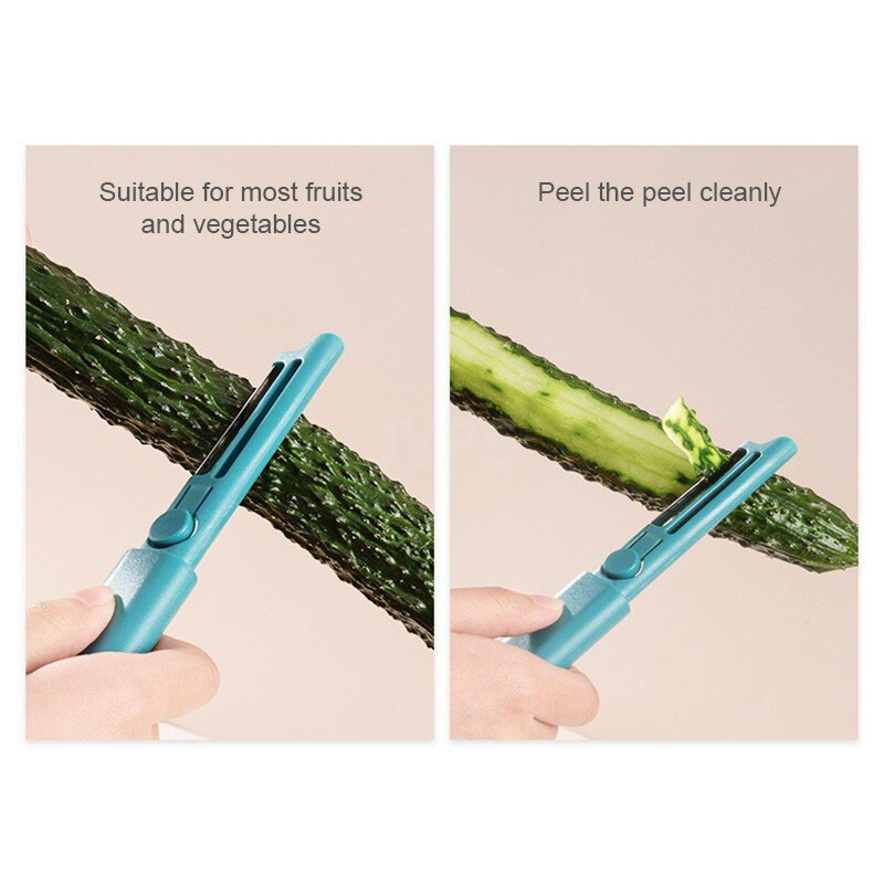 Βούρτσα καθαρισμού λαχανικών κουζίνας 2 σε 1 με χειροκίνητο αποφλοιωτή, Νέο πολυλειτουργικό μαχαίρι καθαρισμού πατάτας για αξεσουάρ πλυσίματος φρούτων