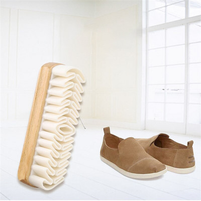 1PC perie de curățare piele de căprioară Material nubuc Pantofi Cizme Genți Îngrijire haine Perie de curățare Scrubber Instrument de curățare