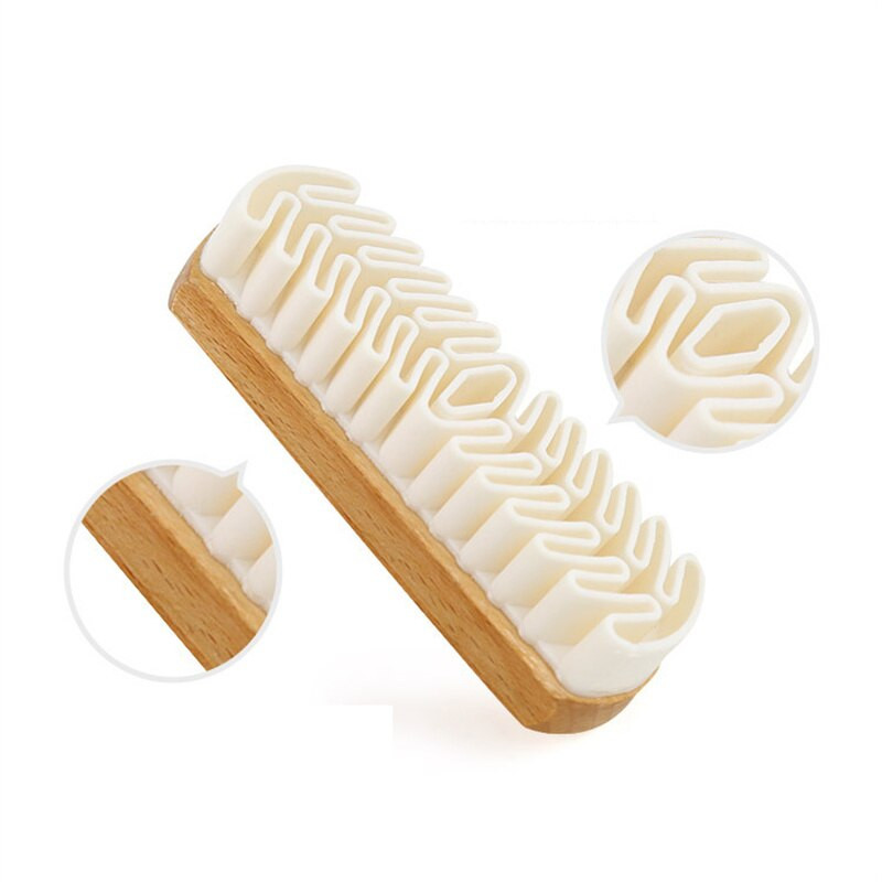 1PC perie de curățare piele de căprioară Material nubuc Pantofi Cizme Genți Îngrijire haine Perie de curățare Scrubber Instrument de curățare