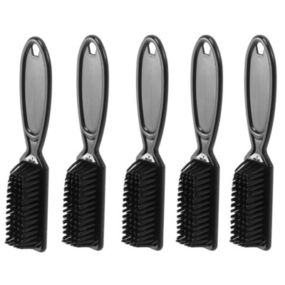 5X Fade Brush Comb Scissors Cleaning Brush Barber Shop Skin Fade Vintage Oil Shape Shape Shape Cleaning Brush