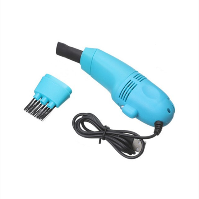 1 buc. Mini aspirator pentru tastatură USB Kit de perie de curățare a prafului pentru computer pentru laptop, desktop, tastaturi, perii de praf, instrumente