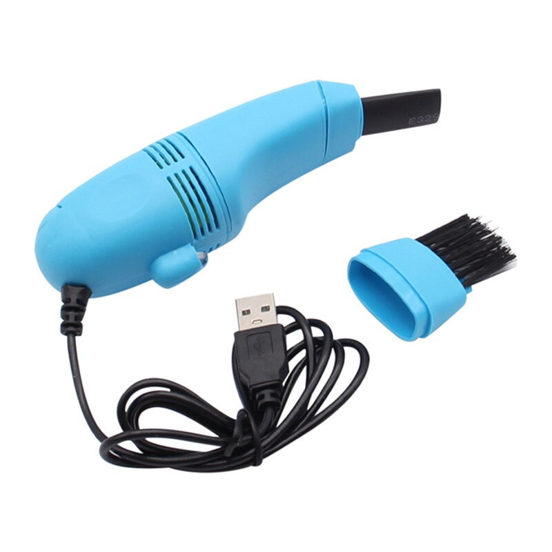 1 buc. Mini aspirator pentru tastatură USB Kit de perie de curățare a prafului pentru computer pentru laptop, desktop, tastaturi, perii de praf, instrumente