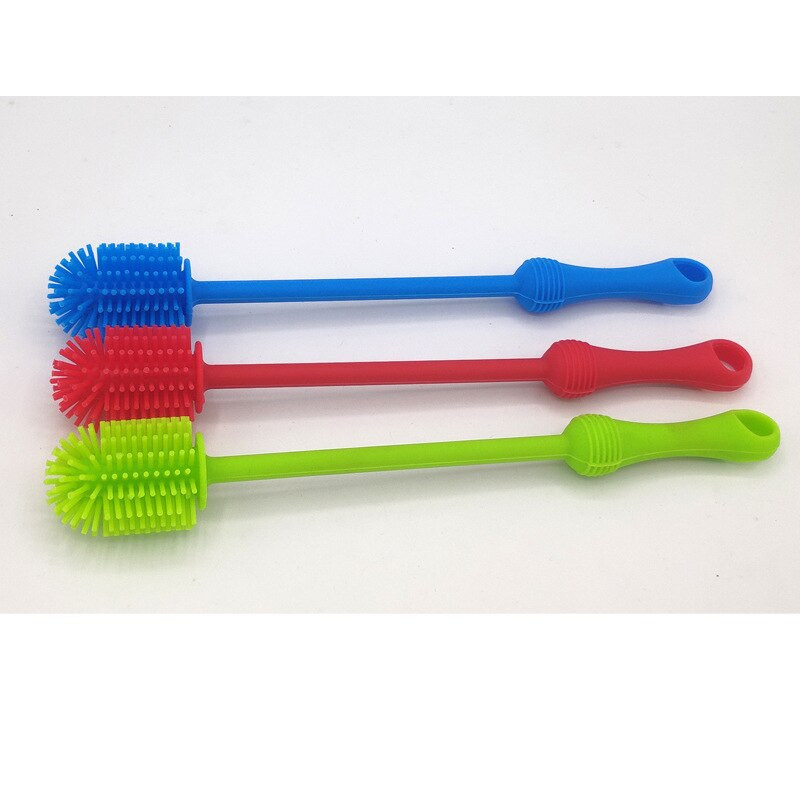 Perie pentru pahare de vin de bucătărie Perie din silicon pentru biberoane Instrument de spălat Dispozitiv de curățat pentru pahare de uz casnic Accesoriu de curățare pentru spălare