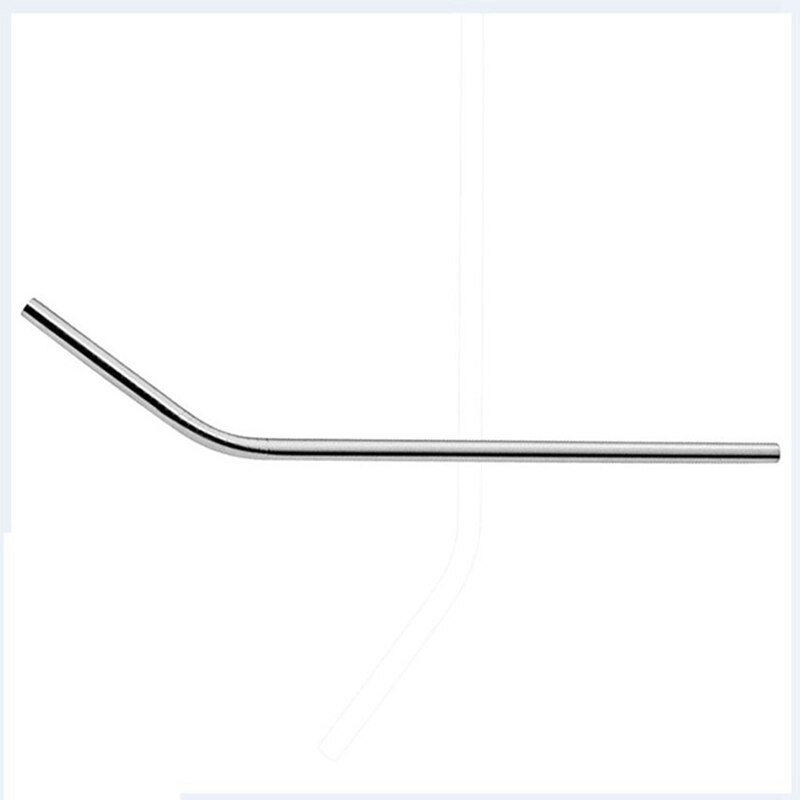 6 tk korduvkasutatavad roostevabast terasest metallist joogikõrred korduvkasutatavad kõrred + 2 puhastusharja komplekt