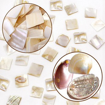 100g квадратен чисто бял цвят 100% китайска сладководна черупка седефена мозайка за интериорни плочки за декорация на къщи