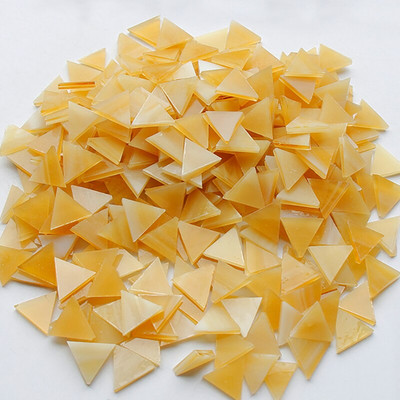 50 g läbipaistvast klaasist mosaiikplaadid kolmnurksed peitsitud mosaiikplaadid. DIY mosaiigi valmistamise kivid käsitööks hobikunstiks koduseina kaunistamiseks