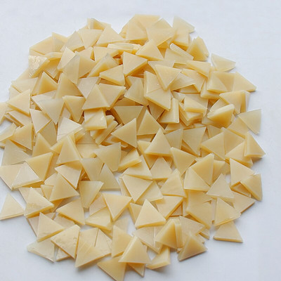 50 g läbipaistvast klaasist mosaiikplaadid kolmnurksed peitsitud mosaiikplaadid. DIY mosaiigi valmistamise kivid käsitööks hobikunstiks koduseina kaunistamiseks