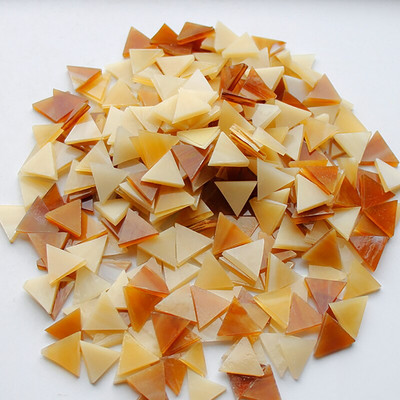 50 g läbipaistvast klaasist mosaiikplaadid kolmnurksed peitsitud mosaiikplaadid. DIY mosaiigi valmistamise kivid käsitööks hobikunstiks koduseina kaunistamiseks