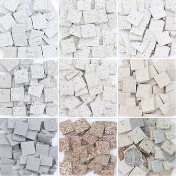 100g квадратни керамични мозаечни плочки Creative Vntage Mosaic Piece Направи си сам камъни за правене на мозайка за занаятчийски хоби изкуства Декорация на стени на дома