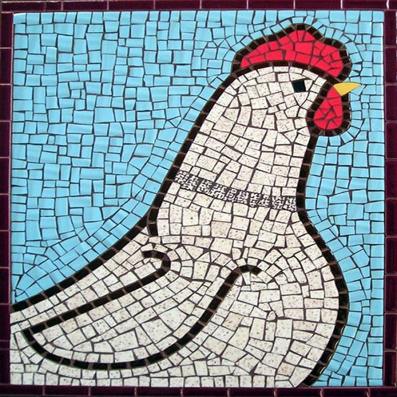 100 g kvadratinių keraminių mozaikinių plytelių Creative Vntage mozaikos gabalas „pasidaryk pats“ mozaikos kūrimo akmenys, skirti amatams, hobiams, namų sienoms dekoruoti