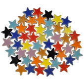 45 tk Ebakorrapärased keraamilised mosaiikplaadid Tähekujulised mosaiikplaadid Tähekujulised mosaiikkivid meisterdamiseks hobikunsti seinakaunistuseks