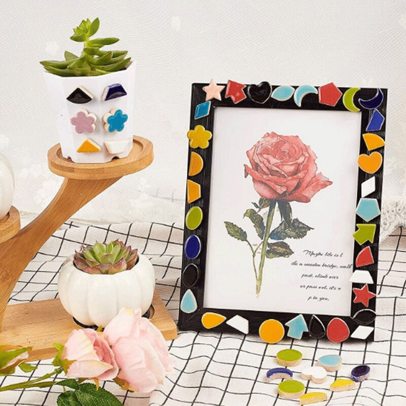 45 tk Ebakorrapärased keraamilised mosaiikplaadid Tähekujulised mosaiikplaadid Tähekujulised mosaiikkivid meisterdamiseks hobikunsti seinakaunistuseks