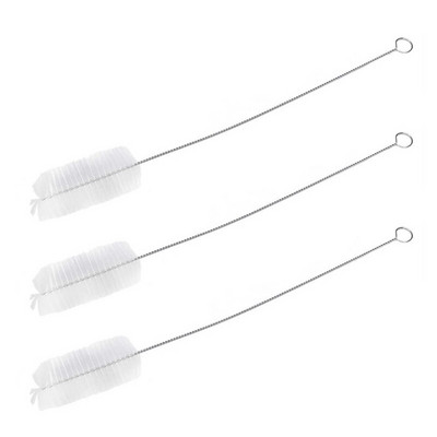 3X perie albă de curățare pentru laborator de sticlă Tuburi de laborator Instrumente Tuburi