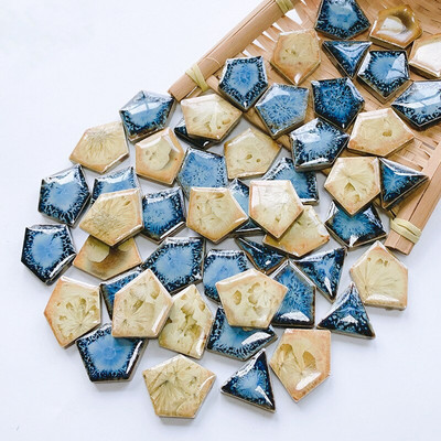 50g Nepravilne keramičke mozaik pločice Kreativni ulomak mozaika DIY kamenje za izradu mozaika za zanatske hobije Umjetnost Dekoracija zidova doma