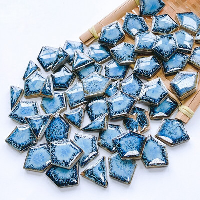 50g Nepravilne keramičke mozaik pločice Kreativni ulomak mozaika DIY kamenje za izradu mozaika za zanatske hobije Umjetnost Dekoracija zidova doma