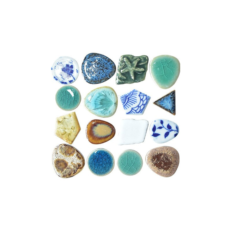 50g Nepravilne keramičke mozaik pločice Kreativni ulomak mozaika DIY kamenje za izradu mozaika za zanatske hobije Umjetnost Dekoracija zidova doma
