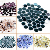 Mozaic rotund din oglindă de sticlă de 50 g Piesă de mozaic multicoloră Pietre de fabricare a mozaicului pentru artizanat Hobby Artă Decorarea peretelui de acasă