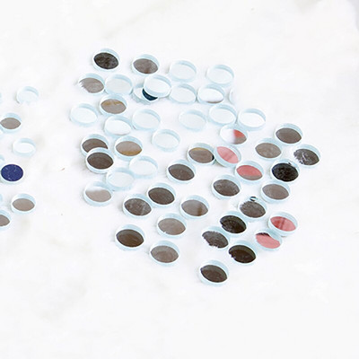 Mozaic rotund din oglindă de sticlă de 50 g Piesă de mozaic multicoloră Pietre de fabricare a mozaicului pentru artizanat Hobby Artă Decorarea peretelui de acasă