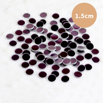 Mozaic rotund din oglindă de sticlă de 50 g Piesă de mozaic multicoloră Pietre de fabricare a mozaicului pentru artizanat Hobby Artă Decorarea peretelui de acasă