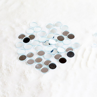 Mozaic rotund din oglindă de sticlă de 50 g Piesă de mozaic multicoloră Pietre de fabricare a mozaicului pentru artizanat Hobby Artă Decorarea peretelui de acasă