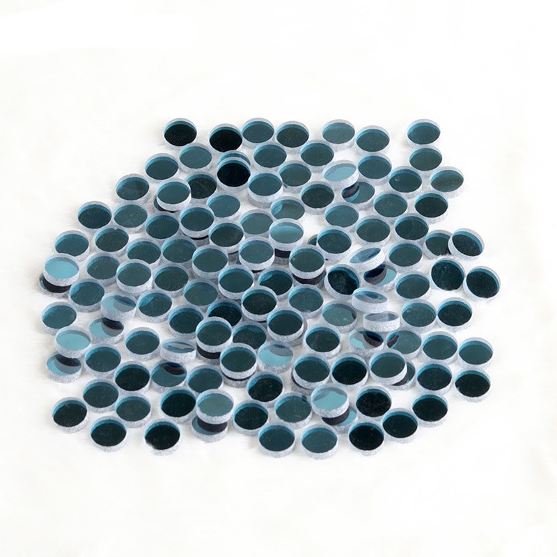 Mozaic rotund din oglindă de sticlă de 50 g Piesă de mozaic multicoloră Pietre de fabricare a mozaicului pentru artizanat Hobby Artă Decorarea peretelui de acasă