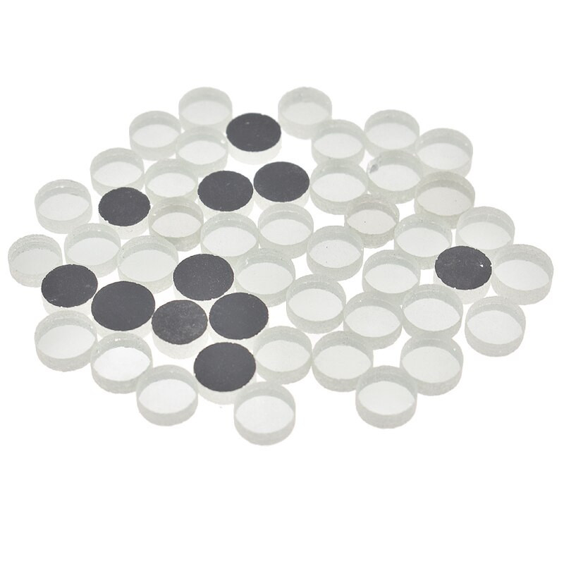 Uus 50 tk/partii ümmargune klaaspeegel mosaiikplaadid isetegemine käsitöö hobid kunstitarbed käsitsi valmistatud sisekujundus