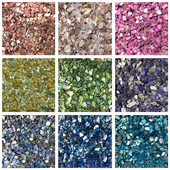 Prirodna školjka DIY mozaik pločice 100 g mješovitih boja Nepravilni mozaik pločice za izradu DIY zidne rukotvorine Ručno izrađeni ukrasni materijali