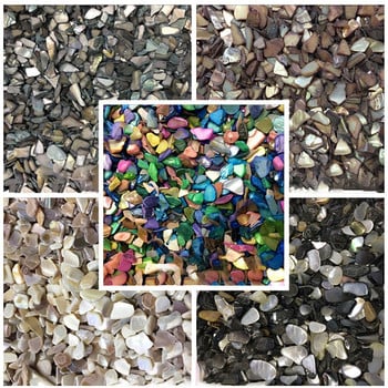 Natural Shell DIY Mosaic Tiles 100g Μικτό Χρώμα Ακανόνιστο Μωσαϊκό Κατασκευή Πλακιδίων DIY Χειροτεχνίες τοίχου Χειροποίητα Διακοσμητικά Υλικά