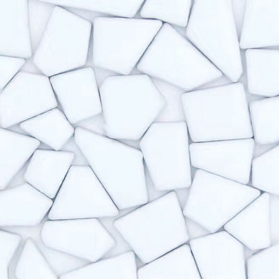 120g polügoonportselanmosaiikplaadid meisterdage käsitööna kasutatavad keraamiliste plaatide mosaiikplaadid, pikkus 1–4 cm, 1–4 g/tk, paksus 3,5 mm